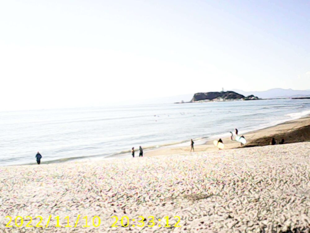キッズカメラで撮った江ノ島の海